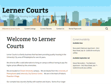 Tablet Screenshot of lernercourts.com